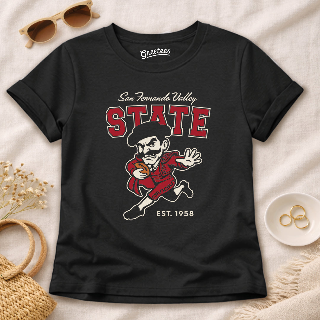 Women’s Greetees San Fernando Valley State Football T-shirt