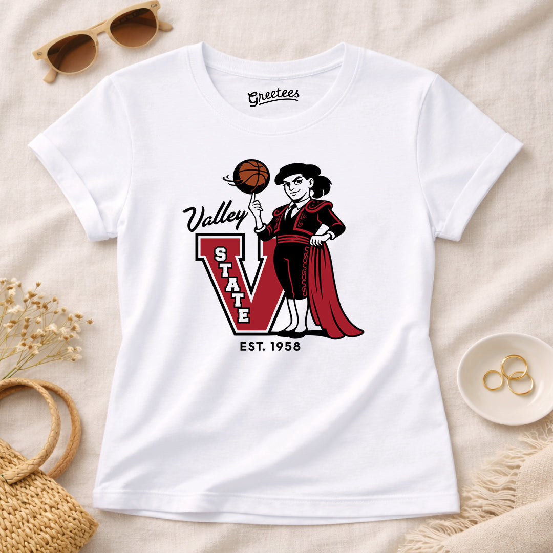 Women’s Greetees San Fernando Valley State Basketball T-shirt