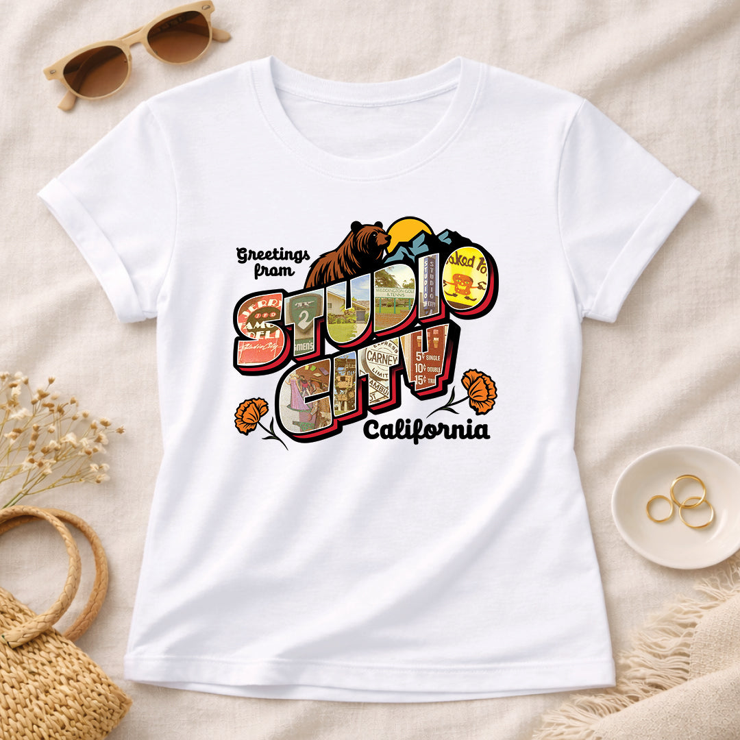 Women’s Greetees Studio City t-shirt