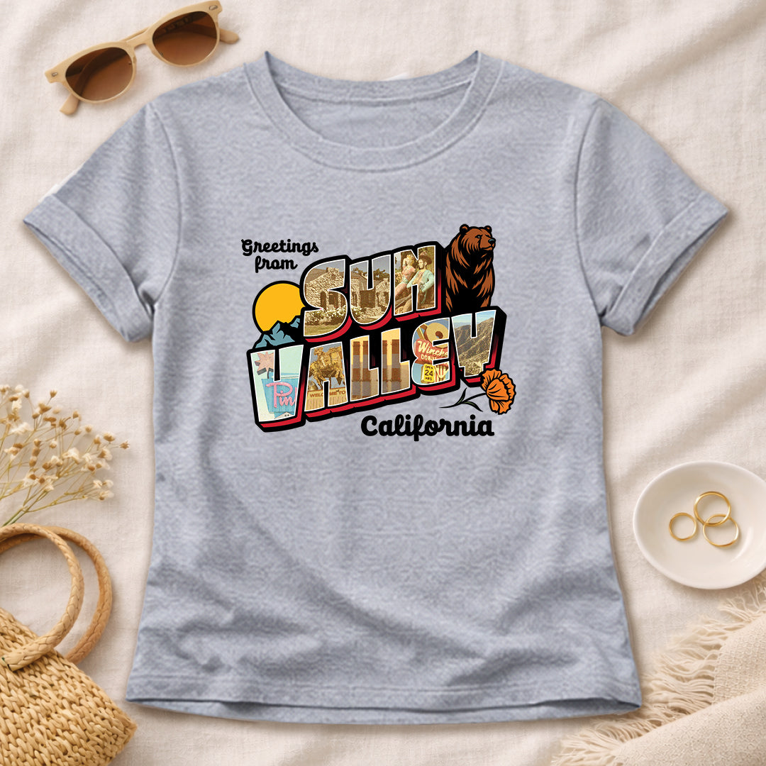 Women’s Greetees Sun Valley t-shirt