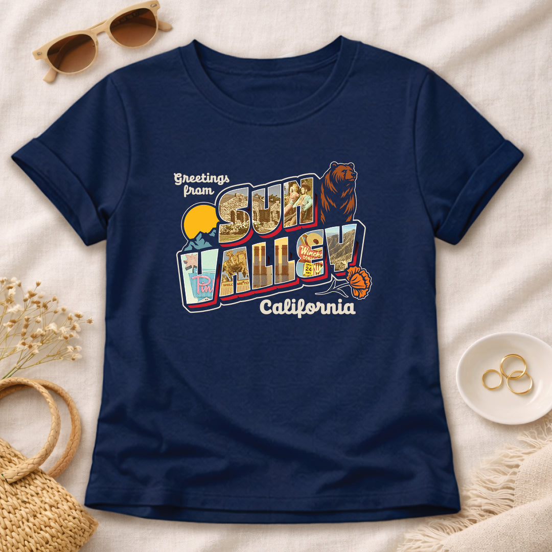 Women’s Greetees Sun Valley t-shirt