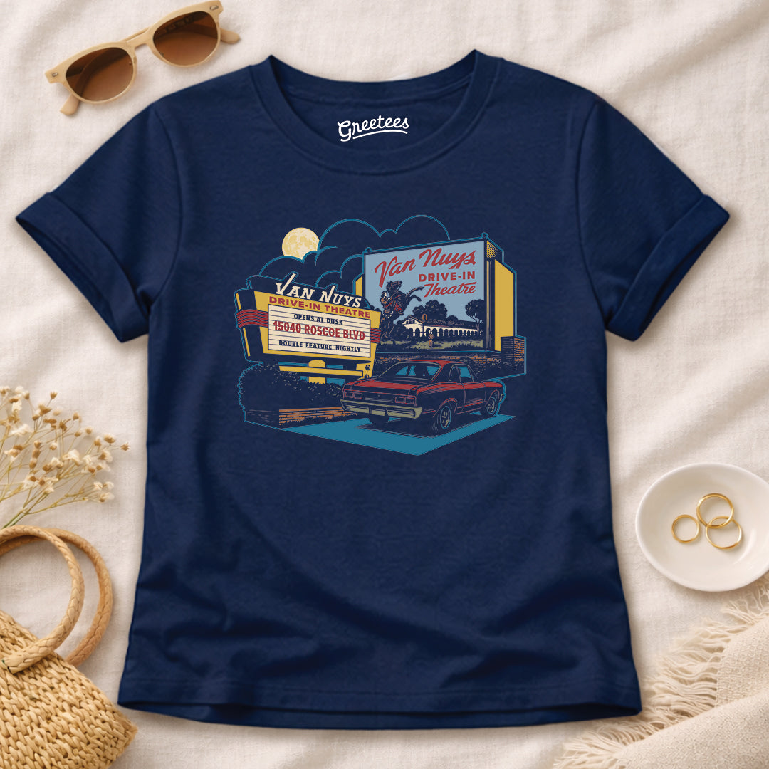 Women’s Greetees Van Nuys Drive-In T-shirt