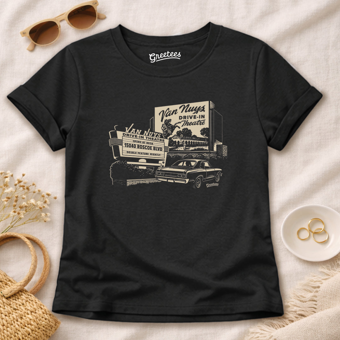 Women’s Van Nuys Drive In Moonshine T-shirt