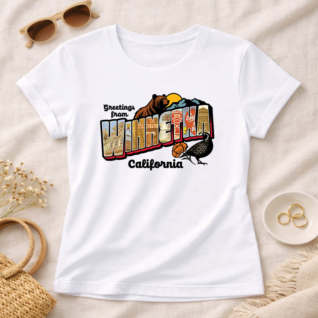 Women’s Greetees Winnetka t-shirt