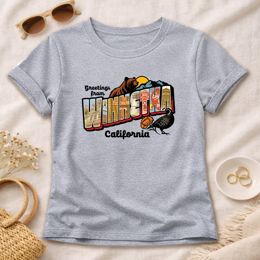 Women’s Greetees Winnetka t-shirt