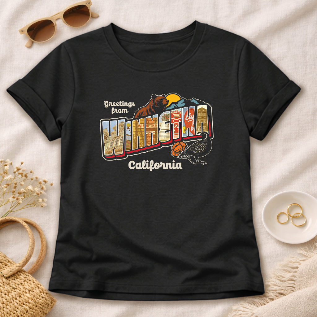 Women’s Greetees Winnetka t-shirt