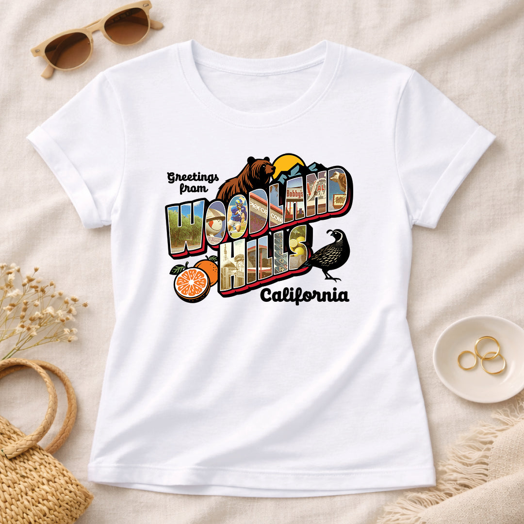 Women’s Greetees Woodland Hills t-shirt