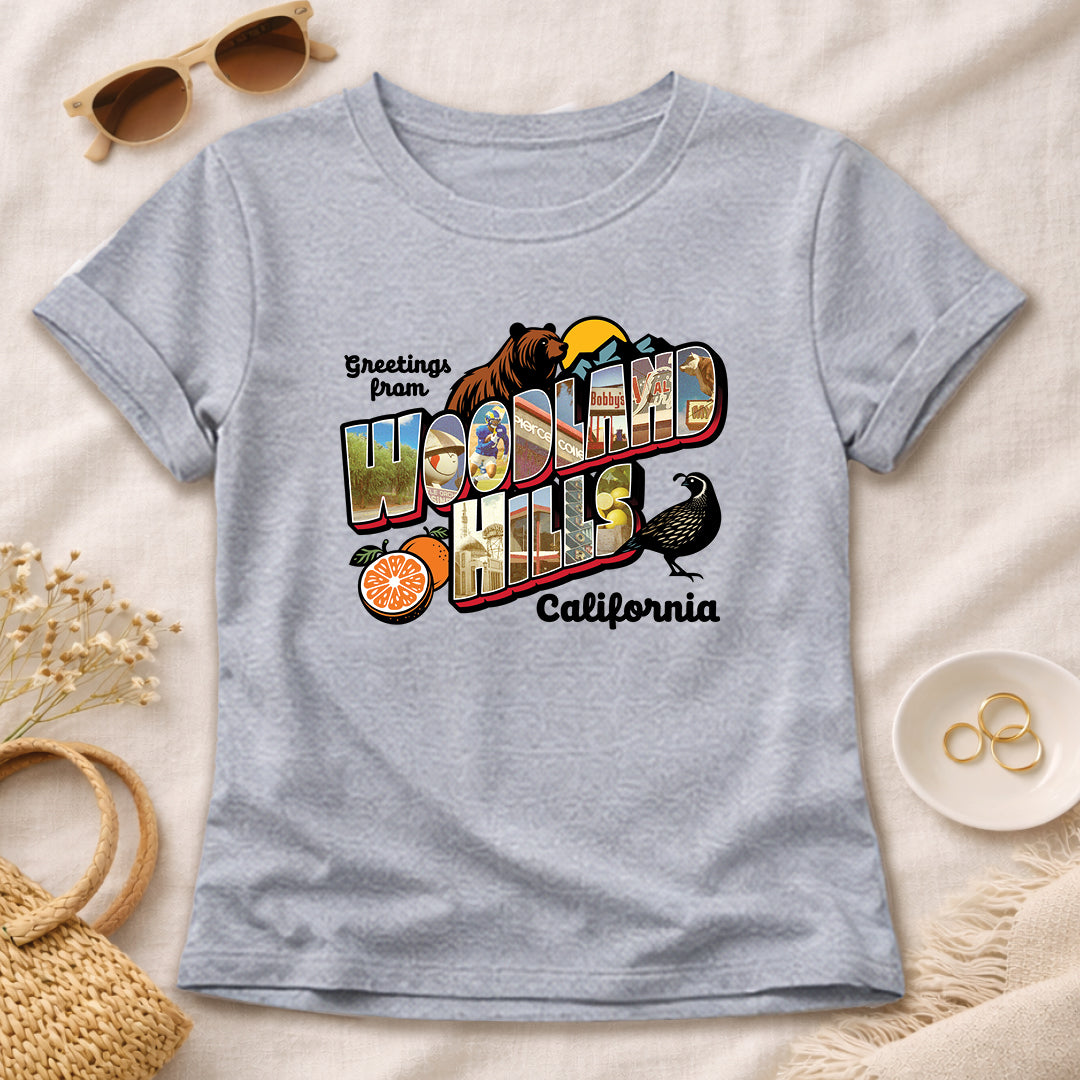 Women’s Greetees Woodland Hills t-shirt