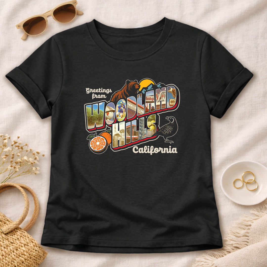 Women’s Greetees Woodland Hills t-shirt