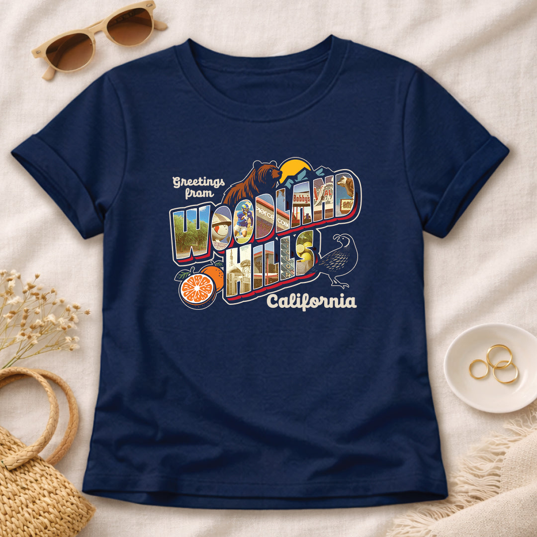 Women’s Greetees Woodland Hills t-shirt