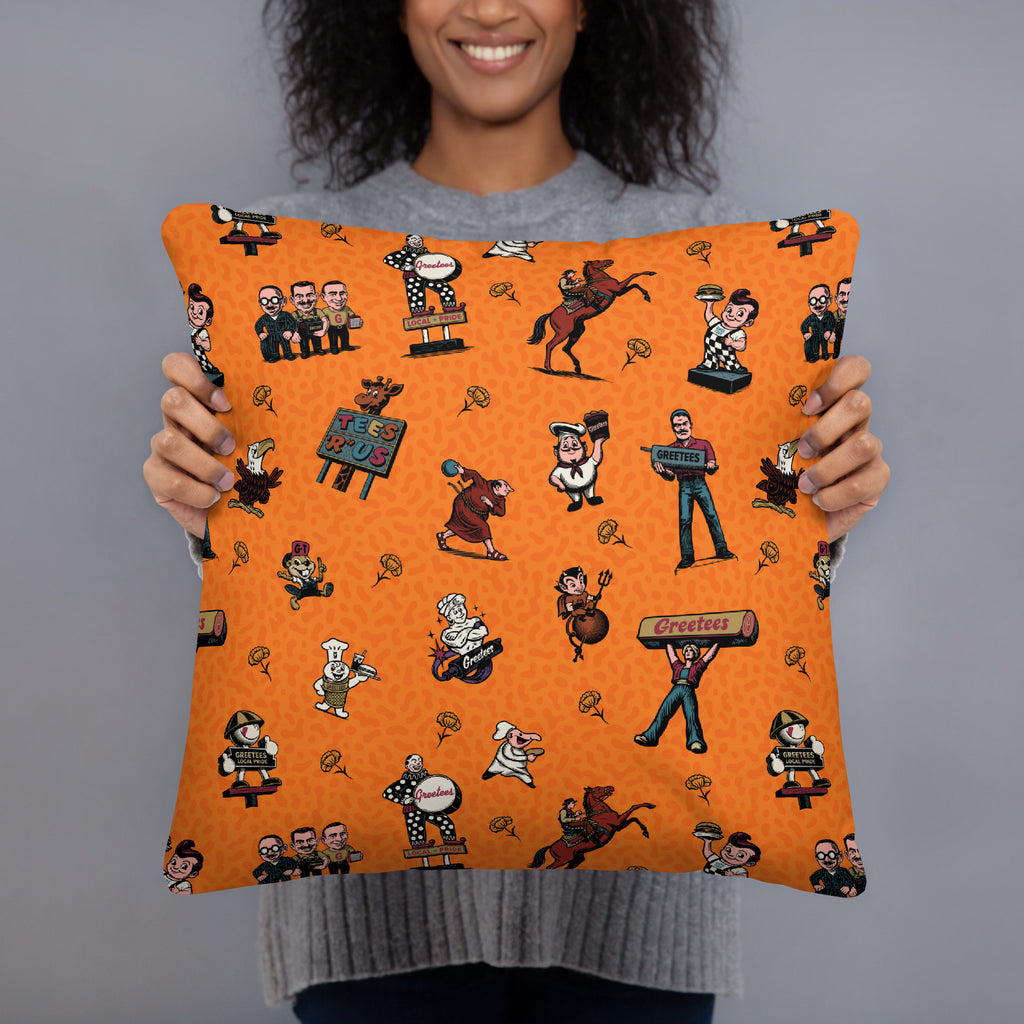 Greetees Valley Icons Poppy Pillow