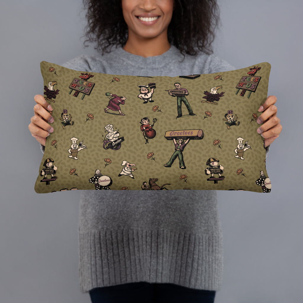 Greetees Valley Icons Earth Pillow
