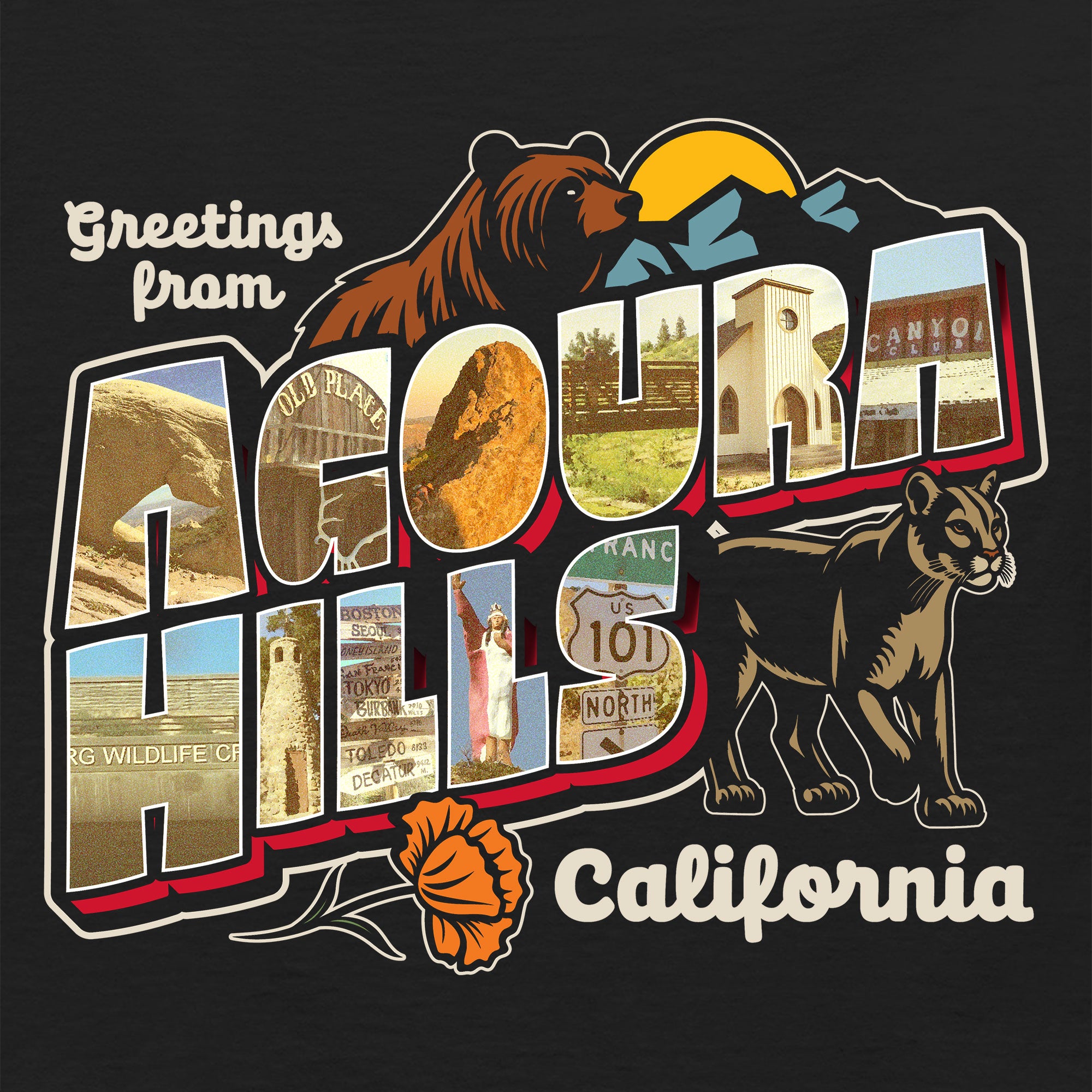 Women’s Greetees Agoura Hills t-shirt