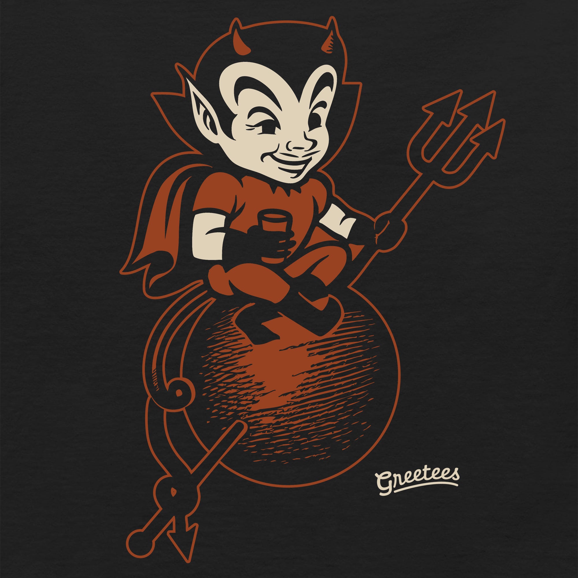 Women’s Greetees Devil T-shirt