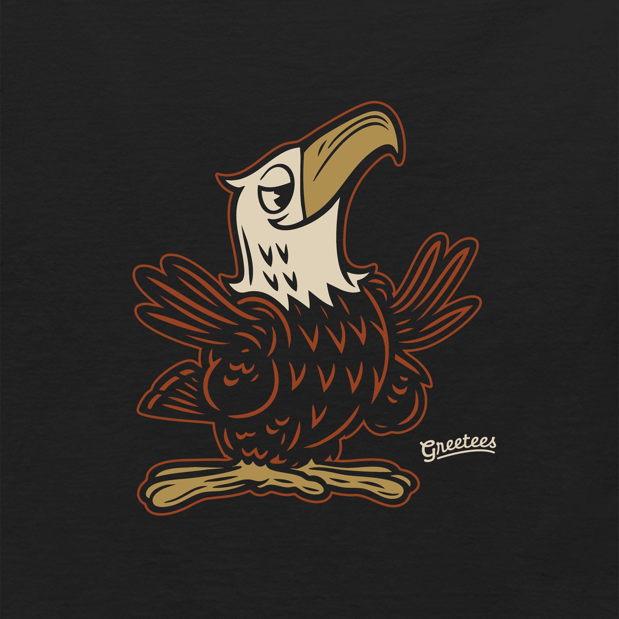 Greetees Beer Eagle T-shirt