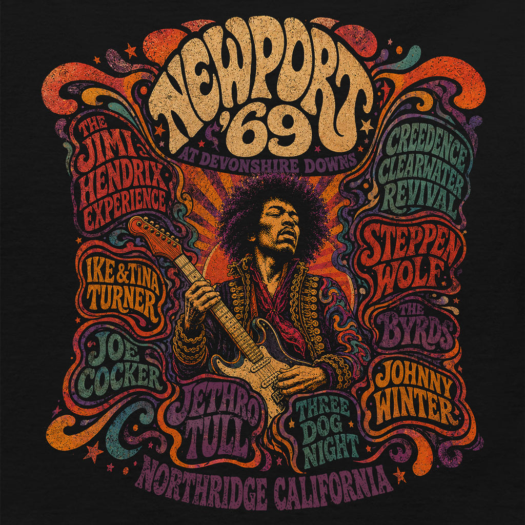 Greetees Newport 69 Acts T-shirt