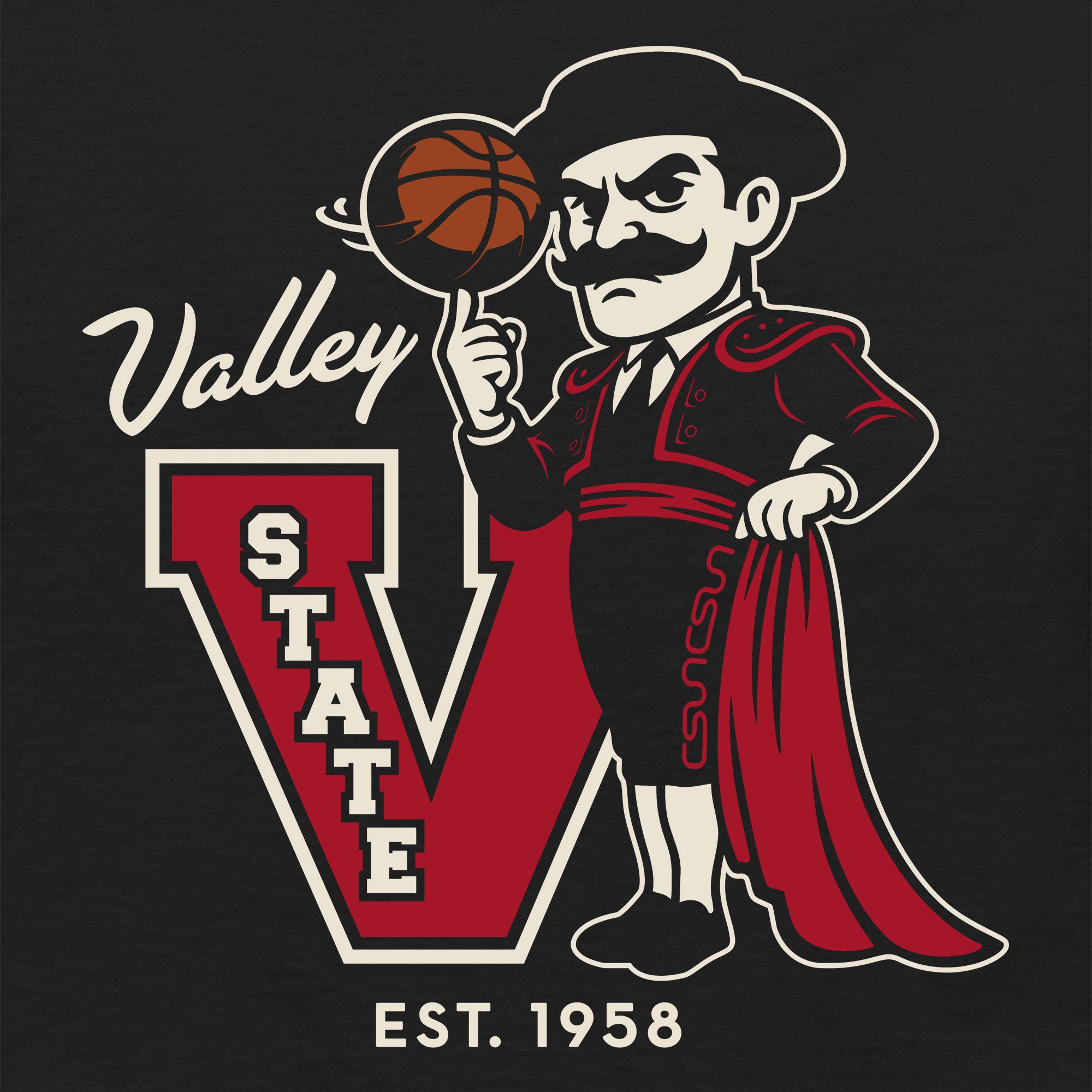 Women’s Greetees San Fernando Valley State Basketball T-shirt