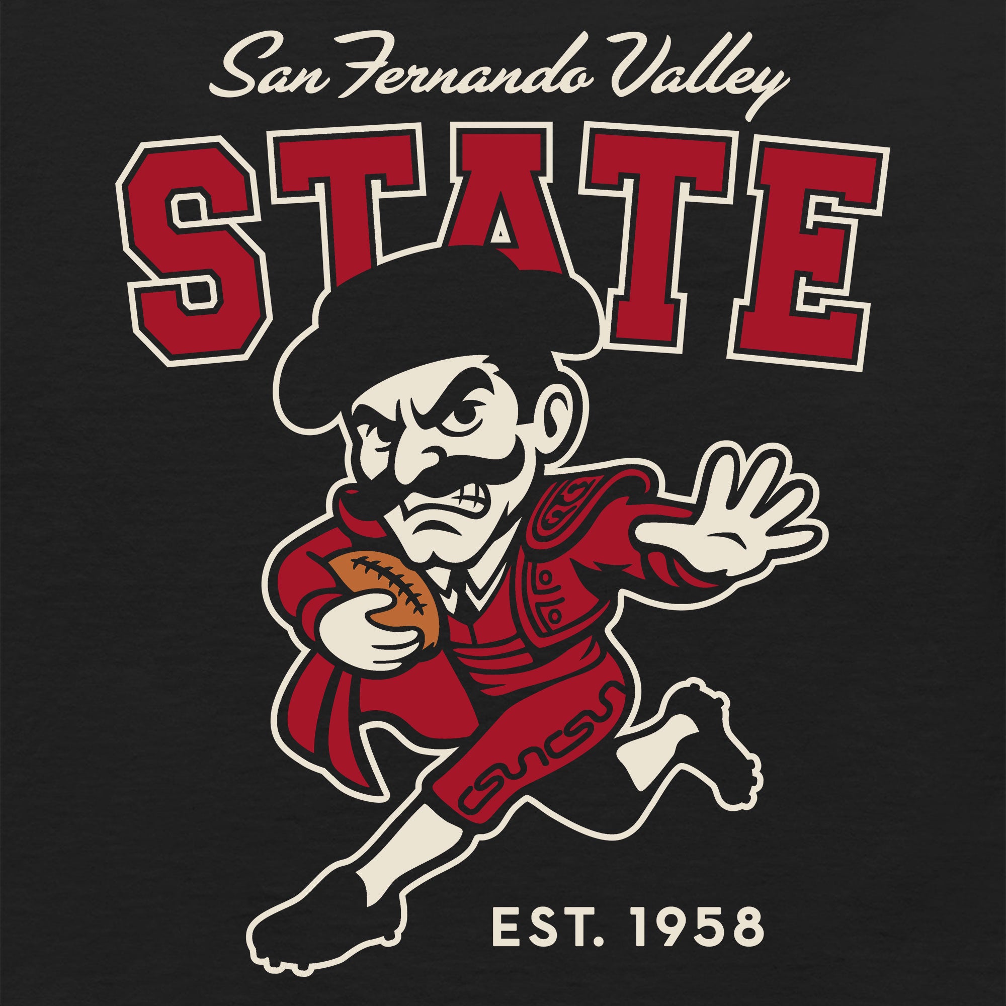 Greetees San Fernando Valley State Football T-shirt