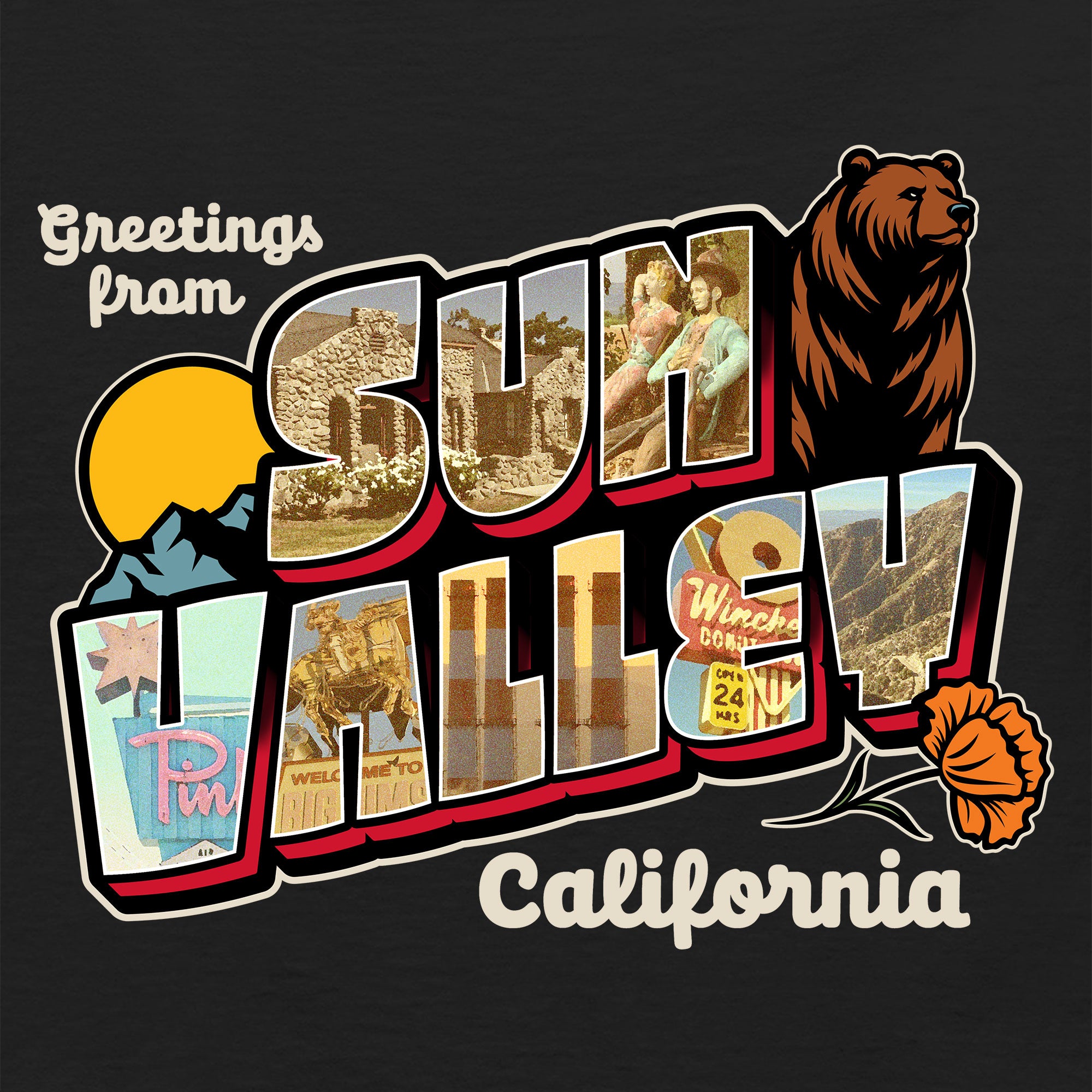 Women’s Greetees Sun Valley t-shirt
