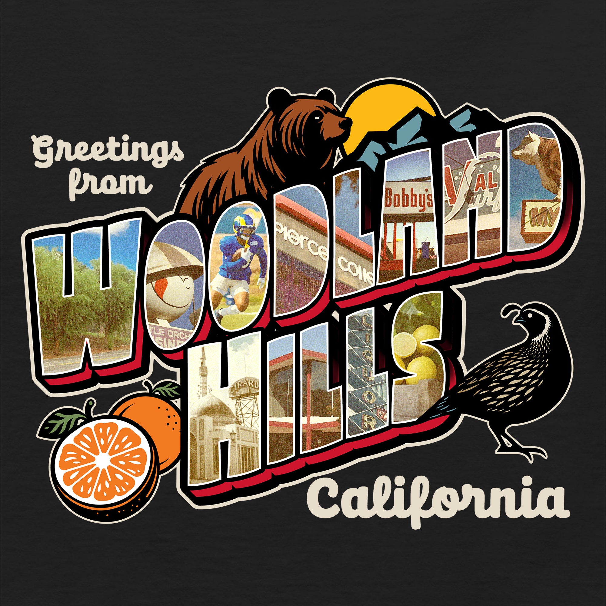 Women’s Greetees Woodland Hills t-shirt