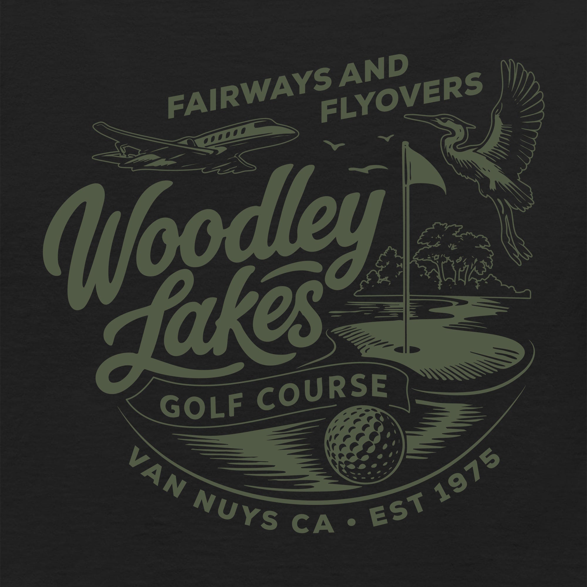 Greetees Woodley Lakes Golf T-shirt