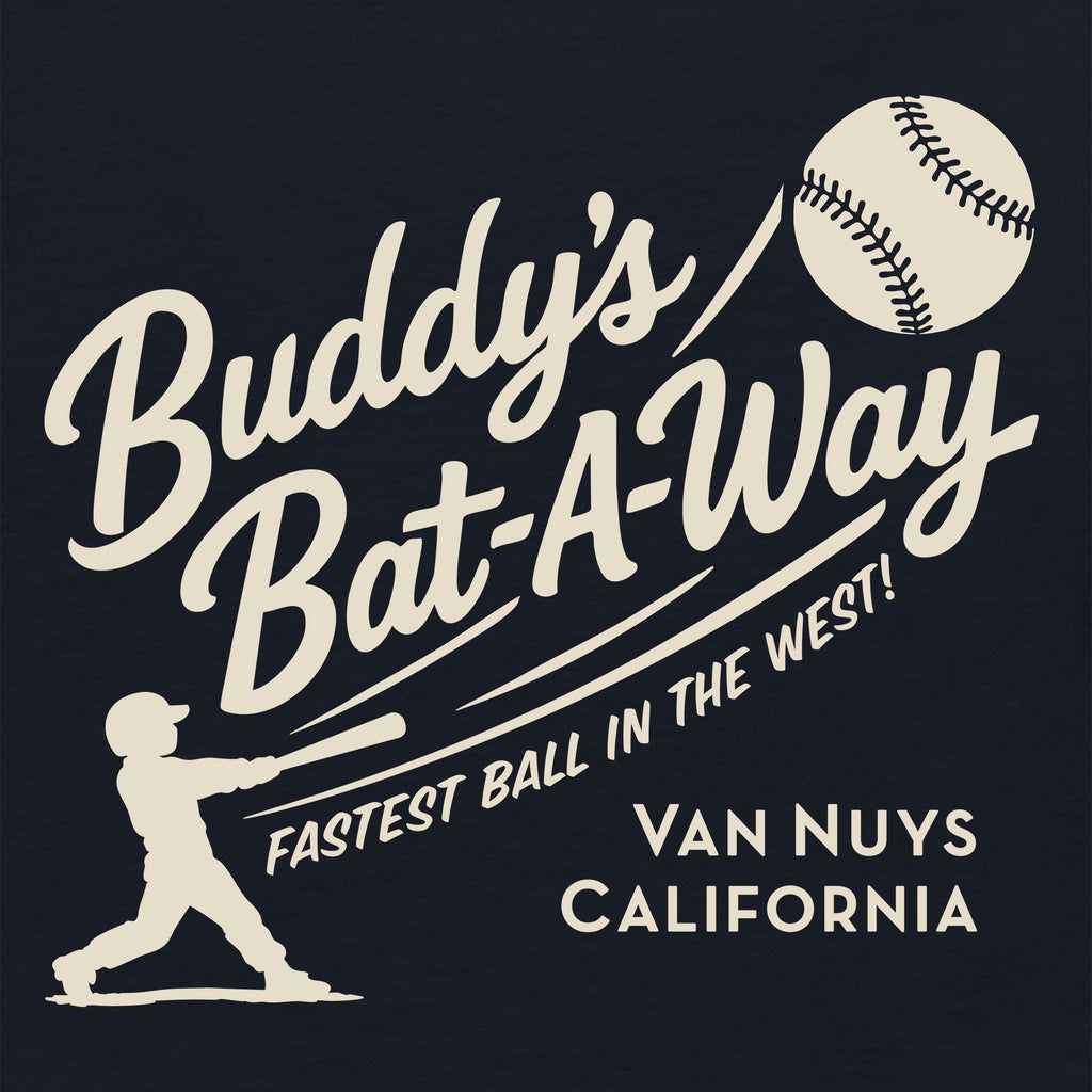 Greetees Buddy's Bat-A-Way T-shirt