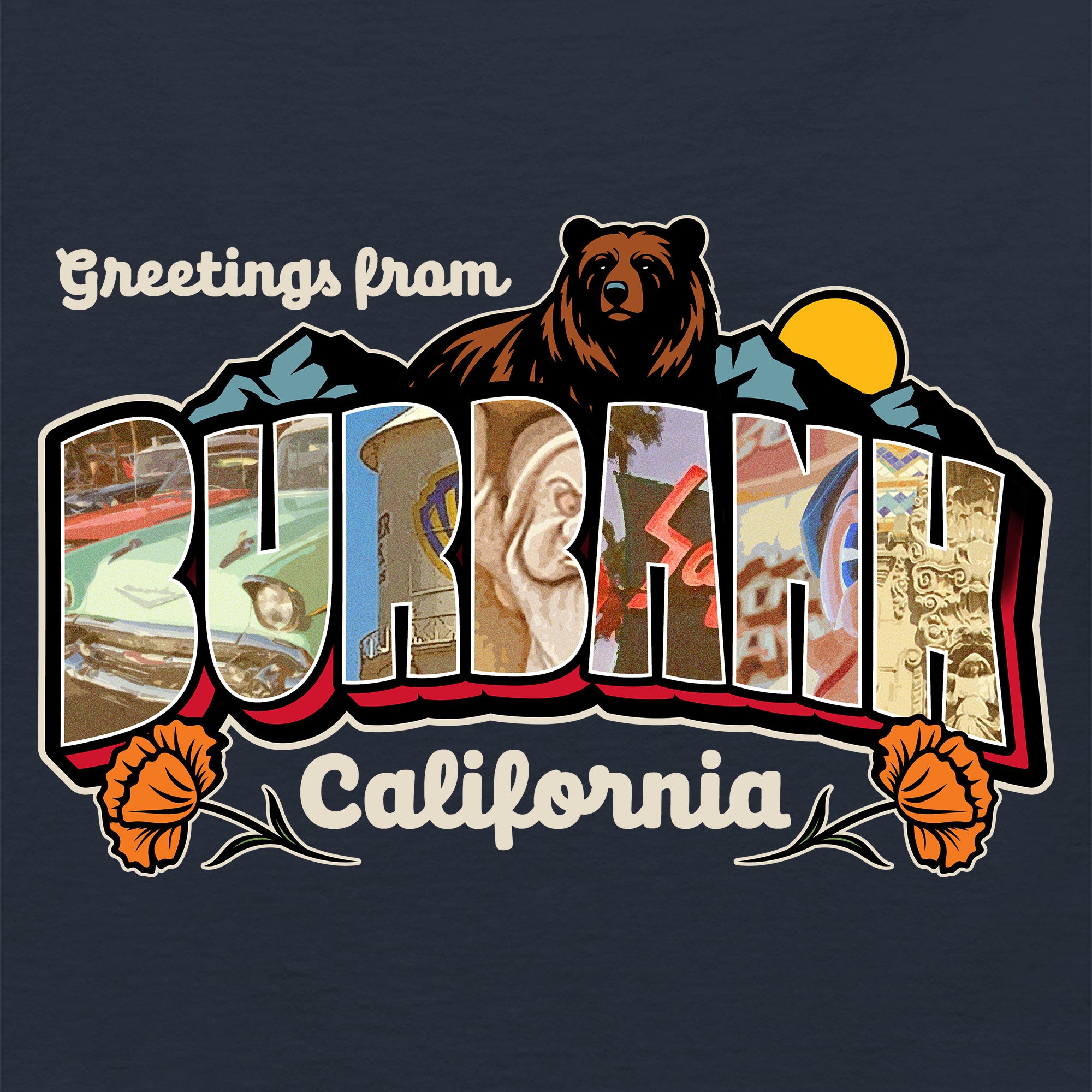Women’s Greetees Burbank t-shirt