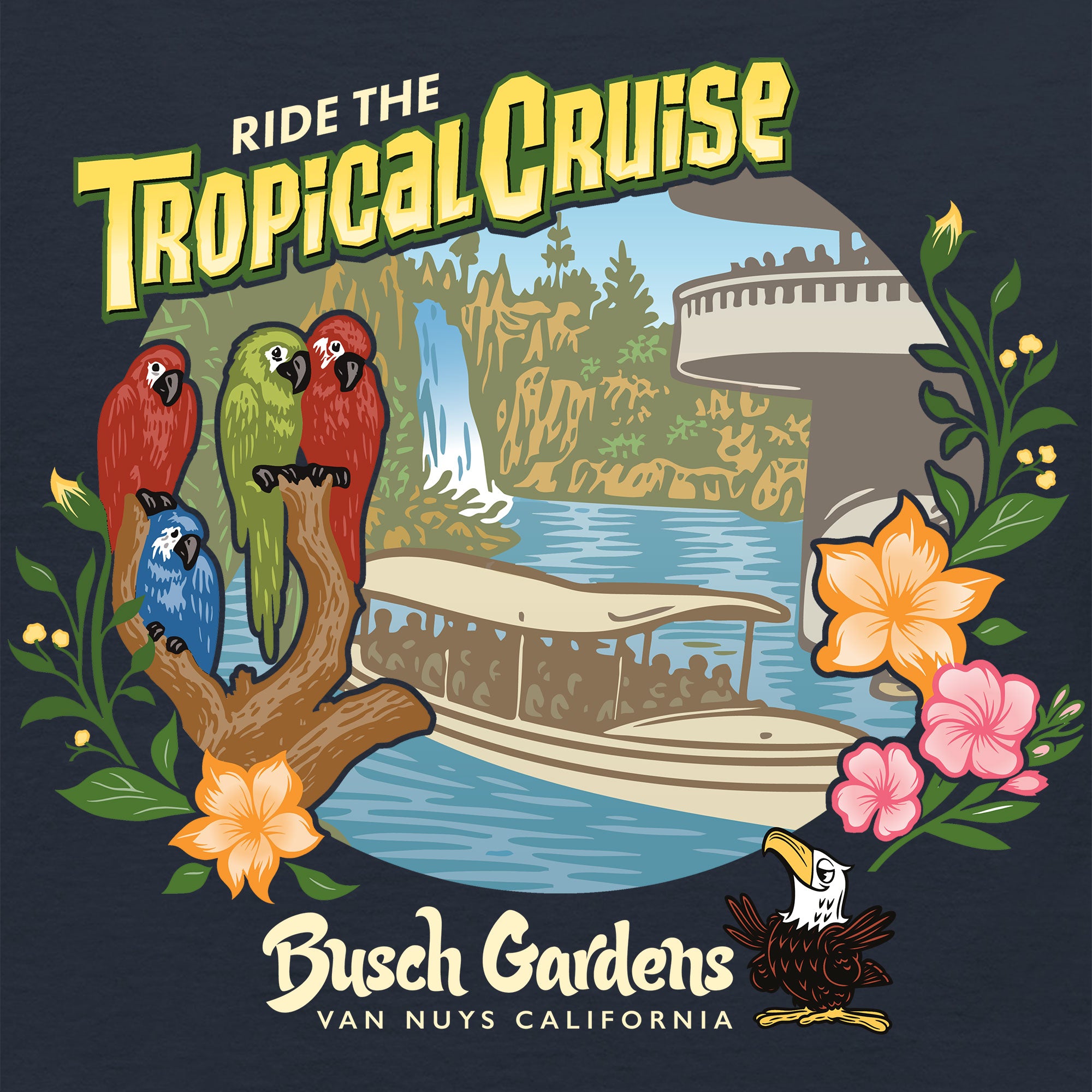 Women’s Greetees Tropical Cruise T-shirt