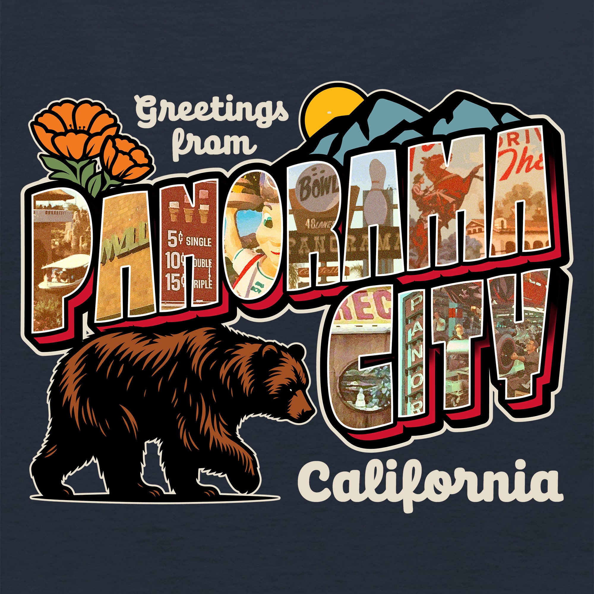 Women’s Greetees Panorama City t-shirt