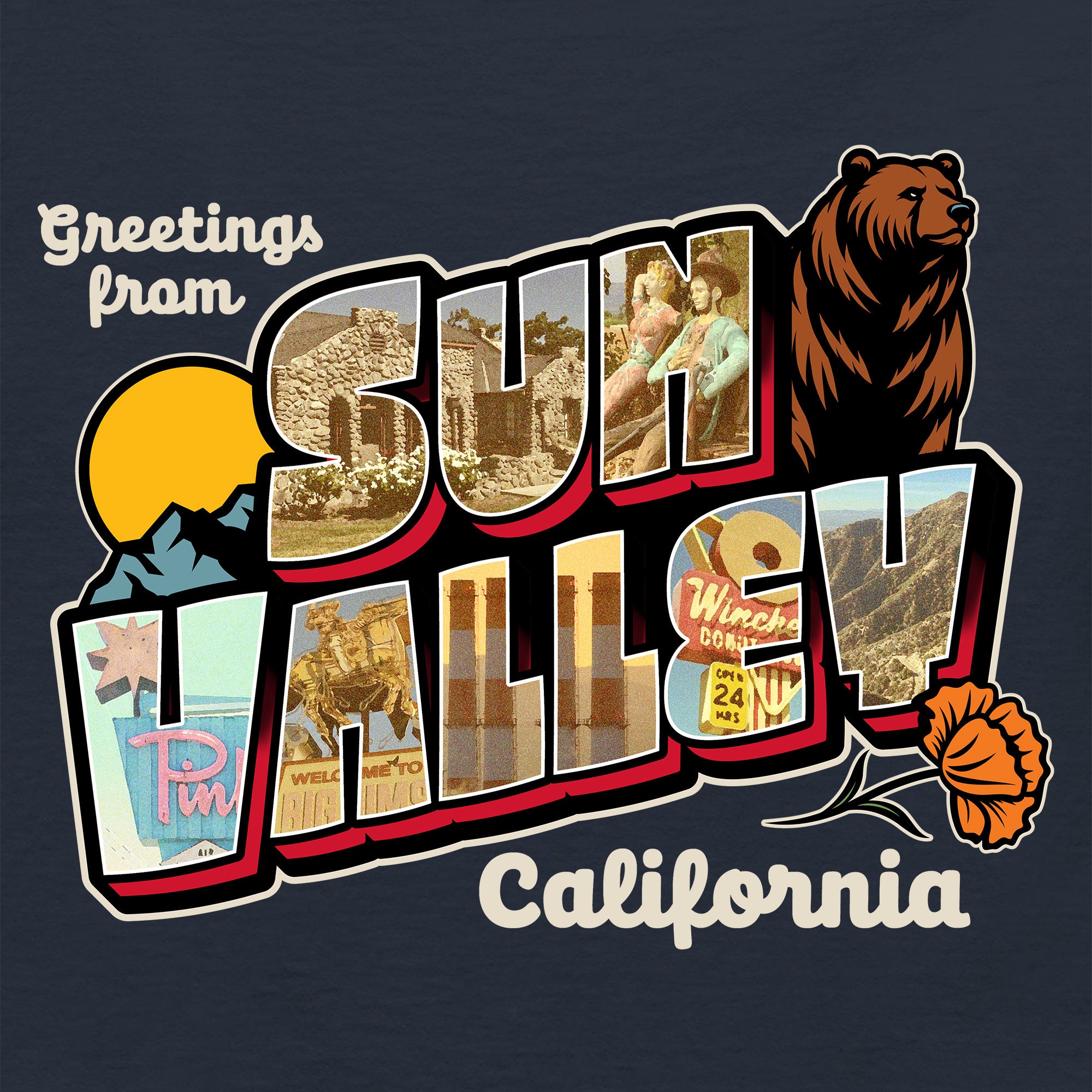 Women’s Greetees Sun Valley t-shirt