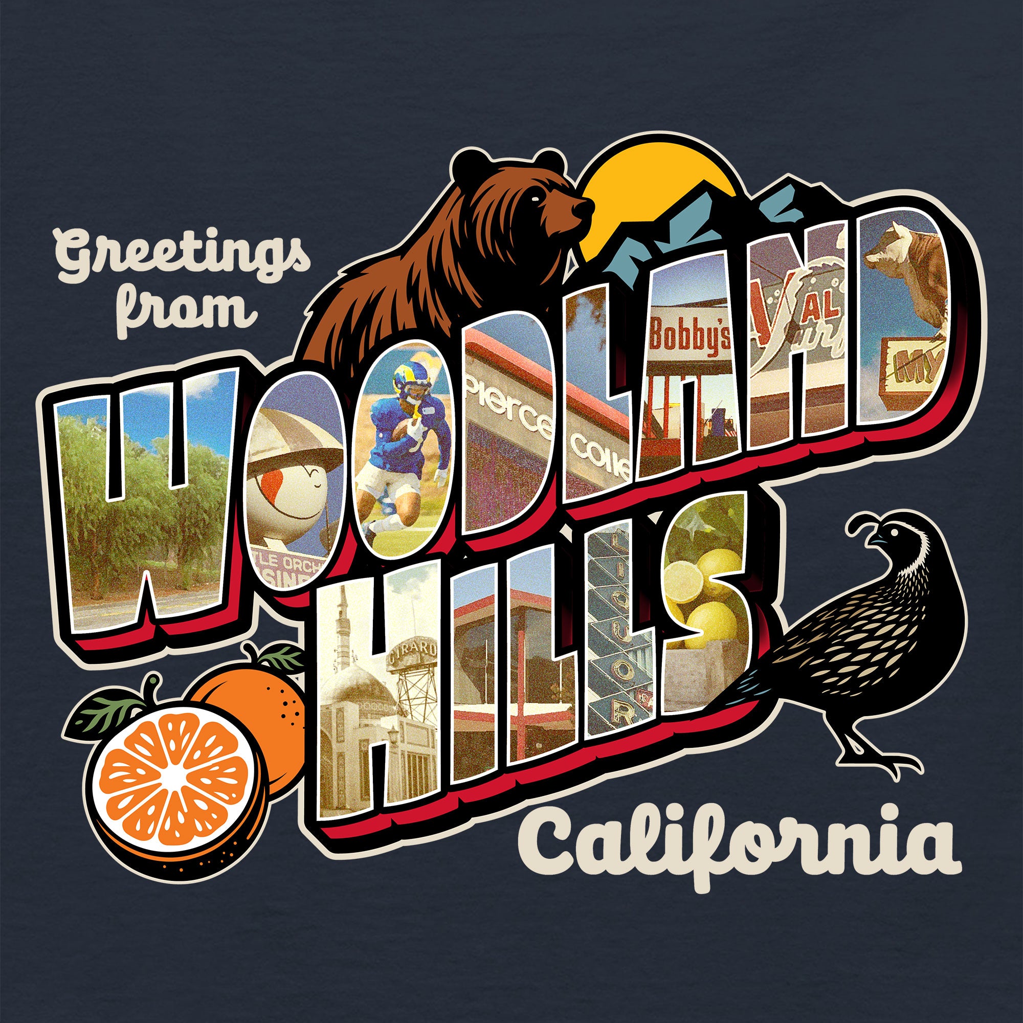 Women’s Greetees Woodland Hills t-shirt