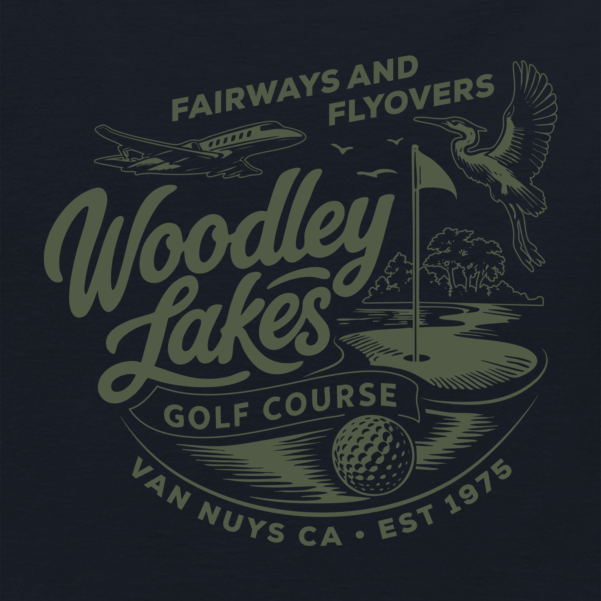 Greetees Woodley Lakes Golf T-shirt