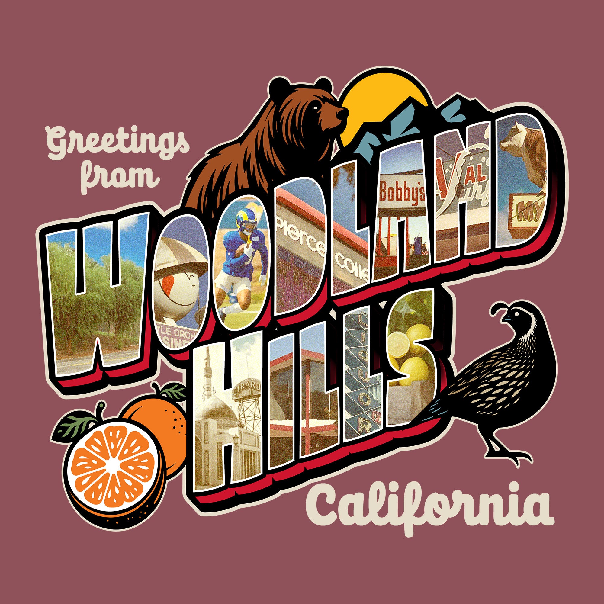 Greetees Woodland Hills Premium T-shirt