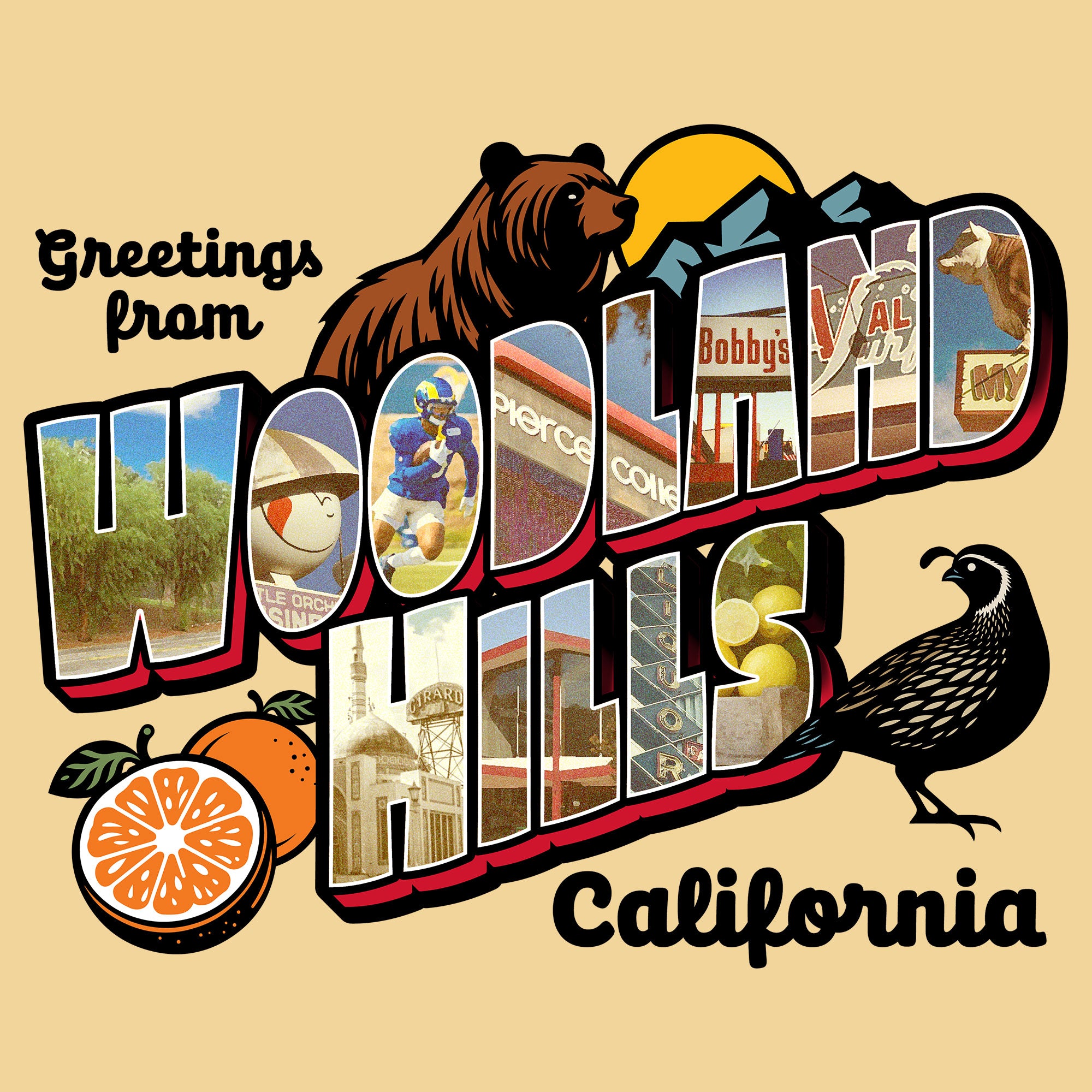 Greetees Woodland Hills Premium T-shirt