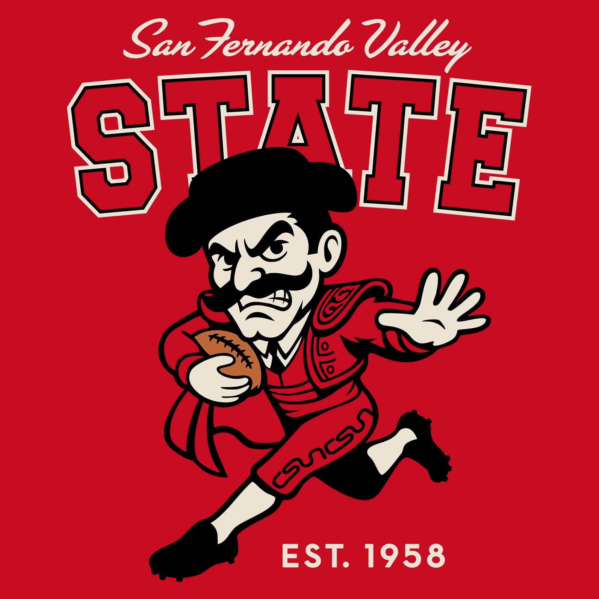 Greetees San Fernando Valley State Football Hoodie
