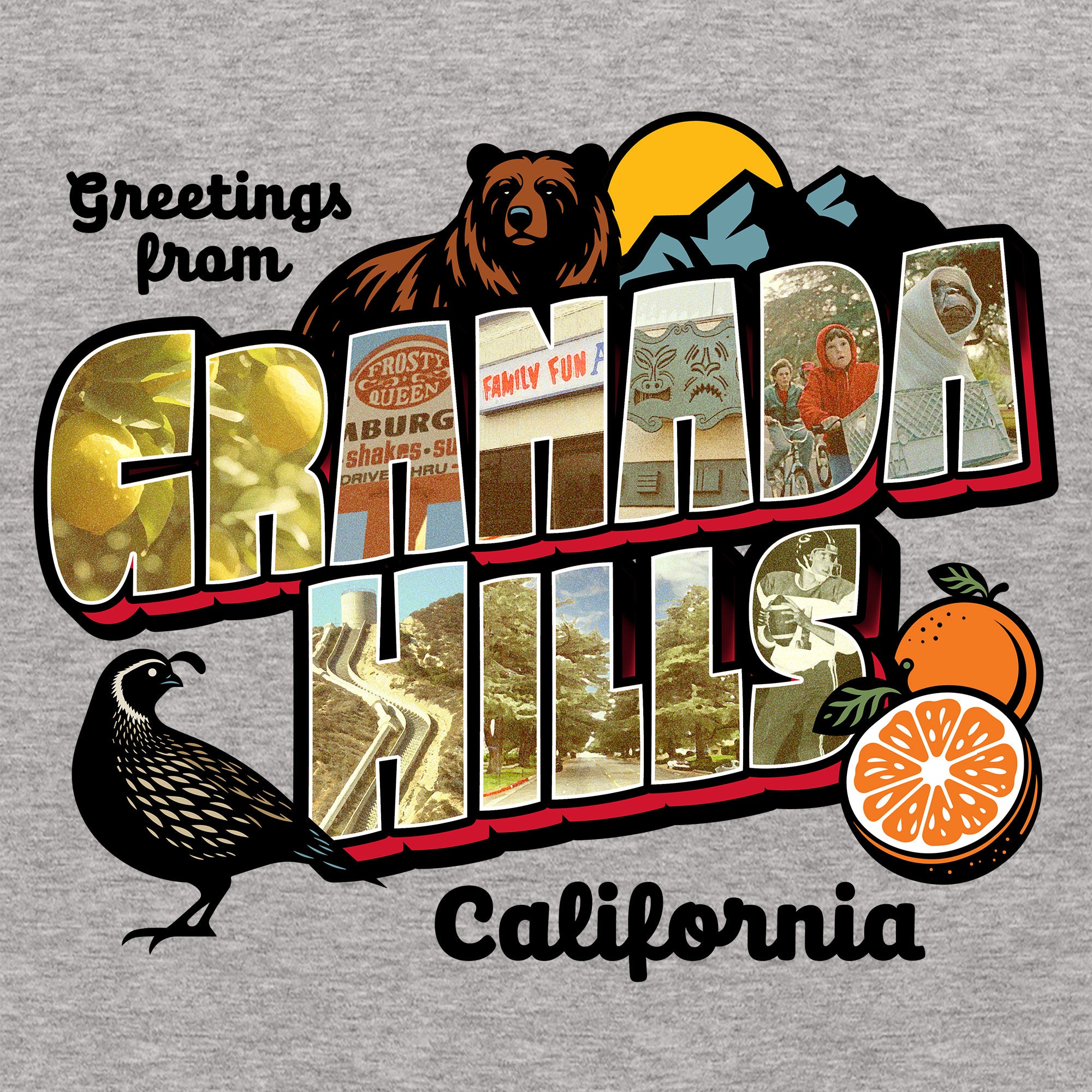 Women’s Greetees Granada Hills t-shirt