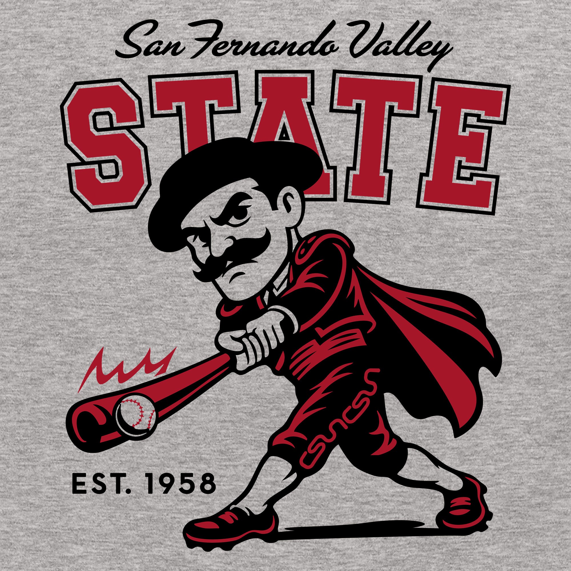 Greetees San Fernando Valley State Baseball Sweatshirt