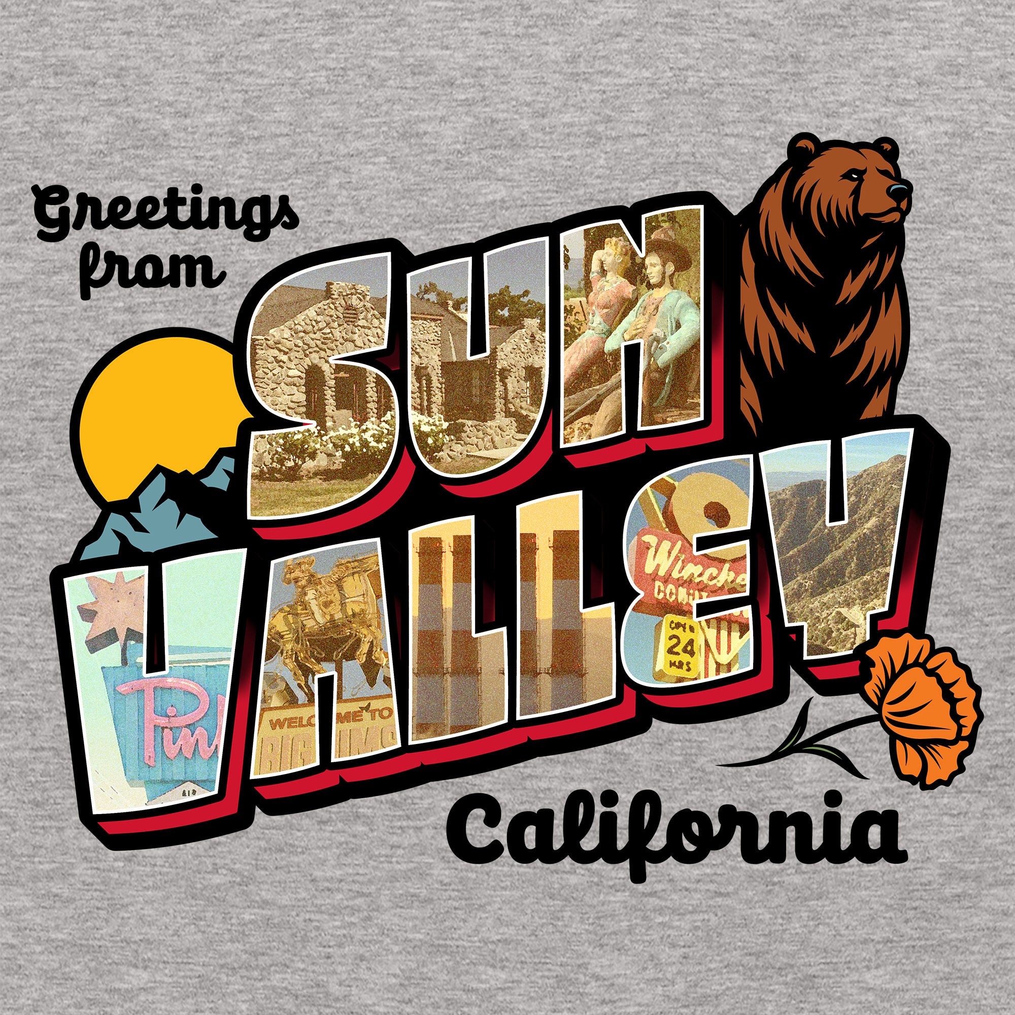 Women’s Greetees Sun Valley t-shirt