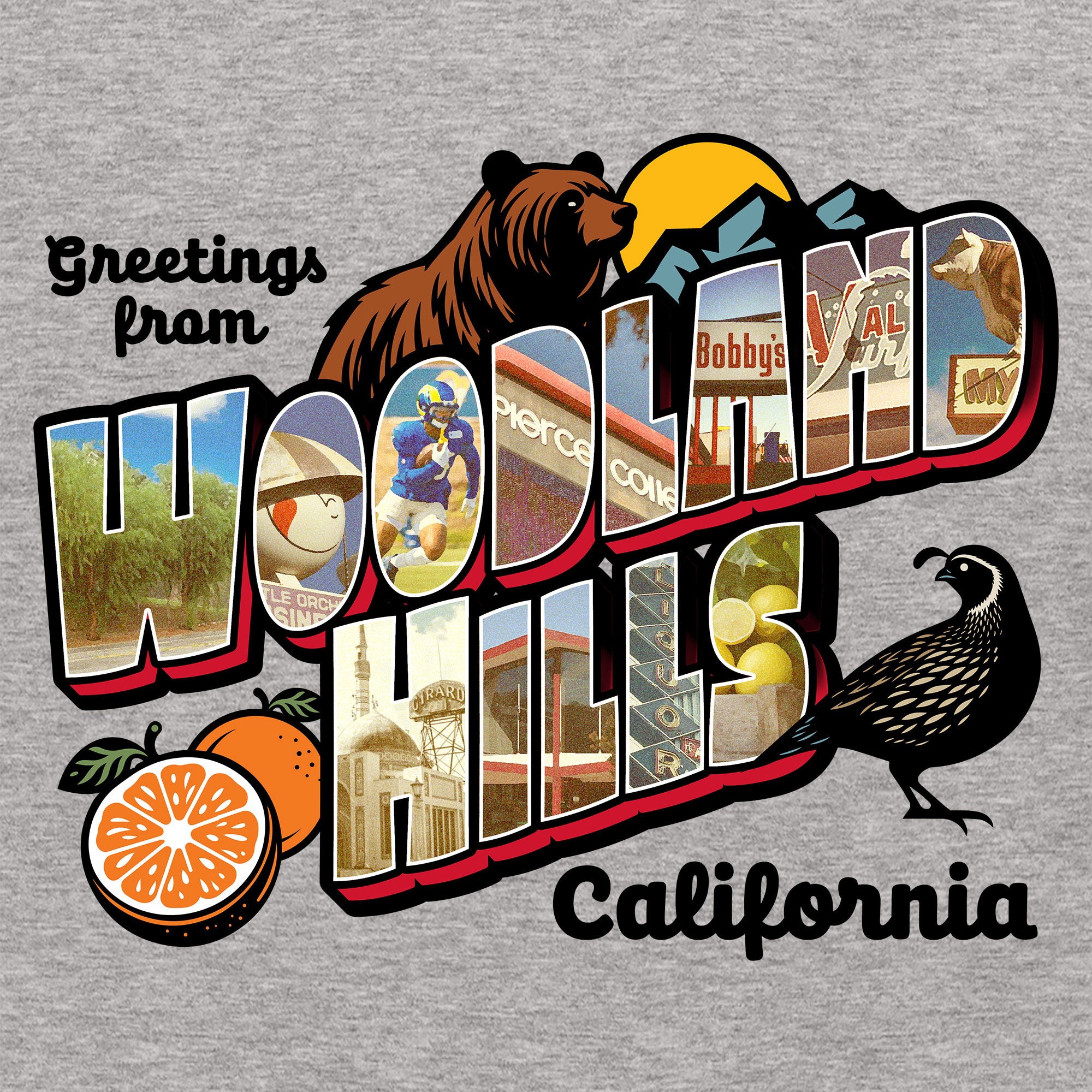 Women’s Greetees Woodland Hills t-shirt