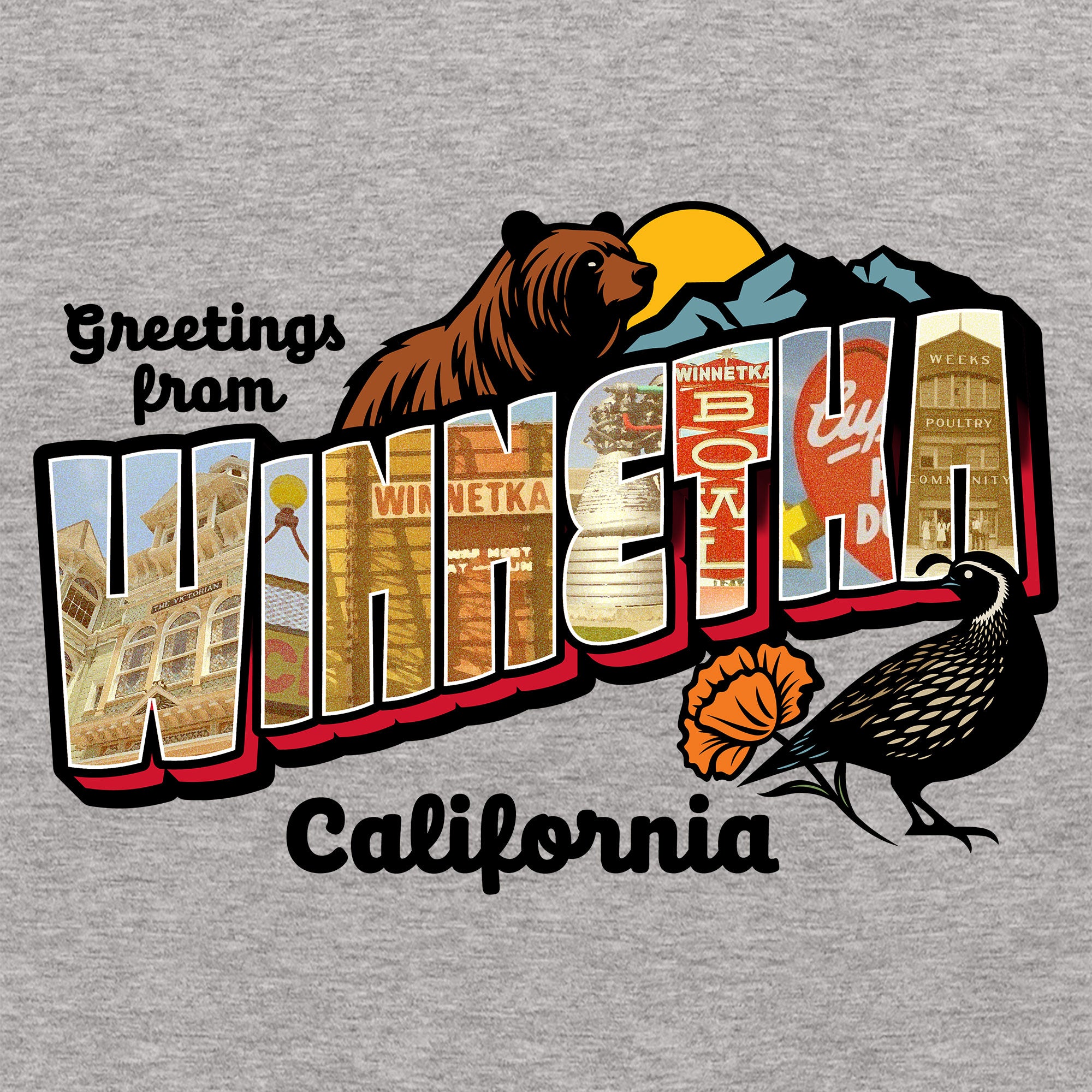 Women’s Greetees Winnetka t-shirt
