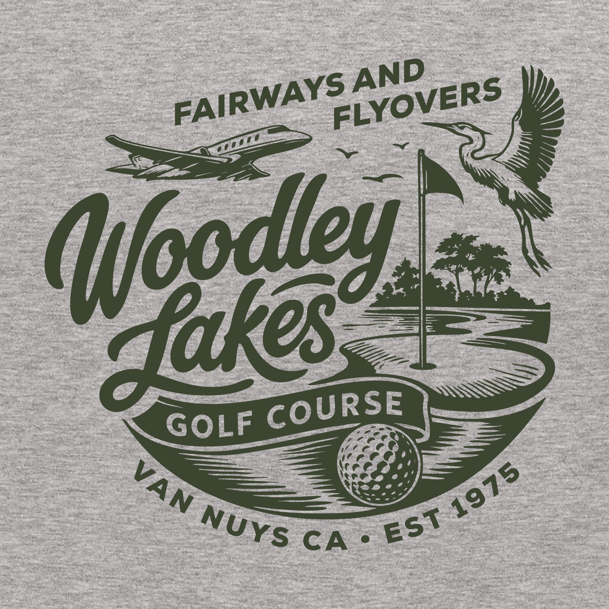 Women's Greetees Woodley Lakes Golf T-shirt