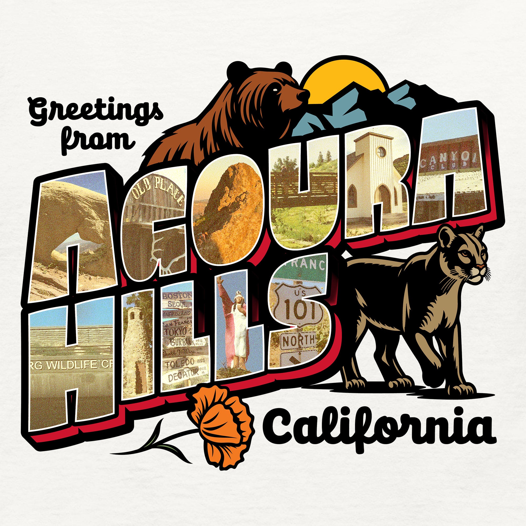 Women’s Greetees Agoura Hills t-shirt