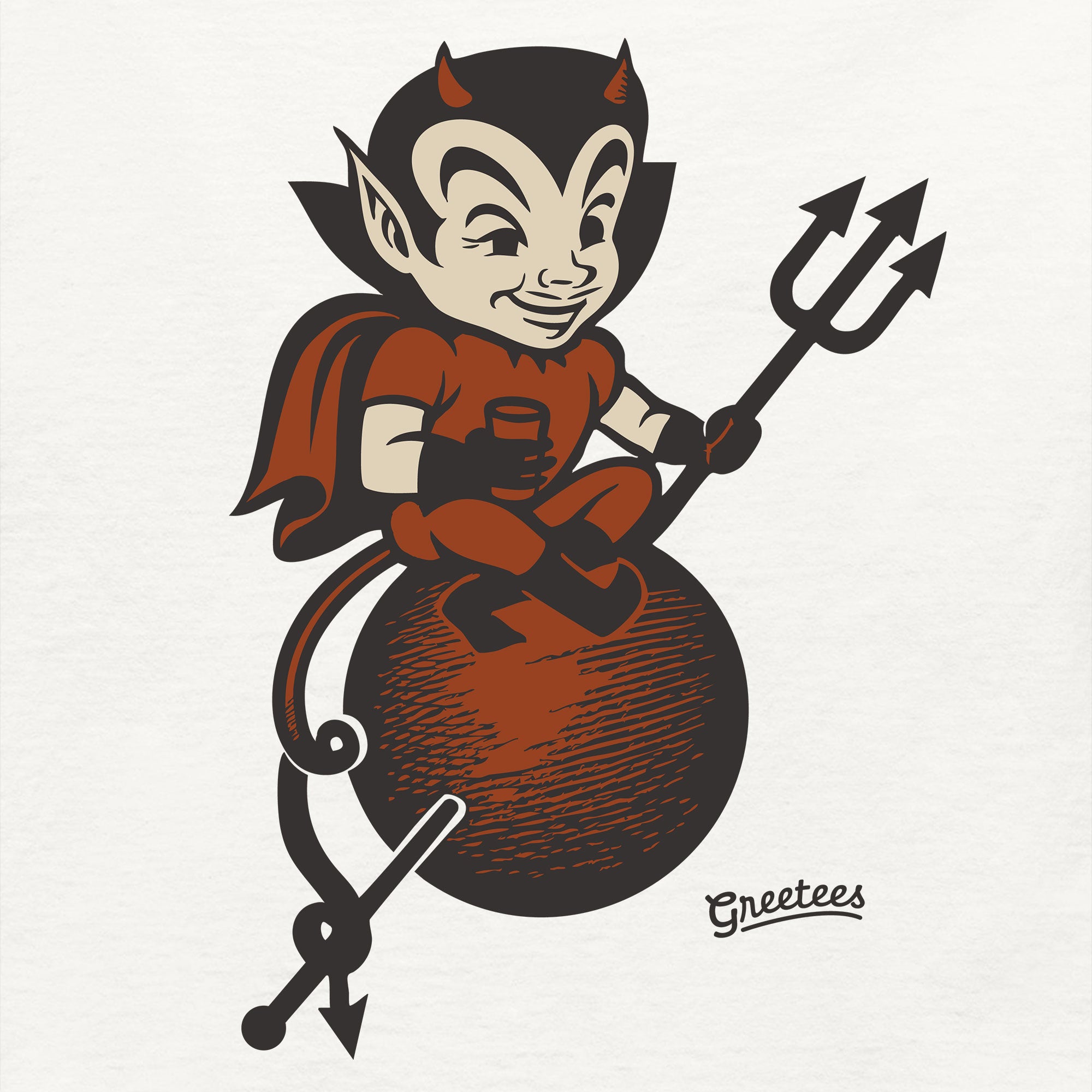 Women’s Greetees Devil T-shirt