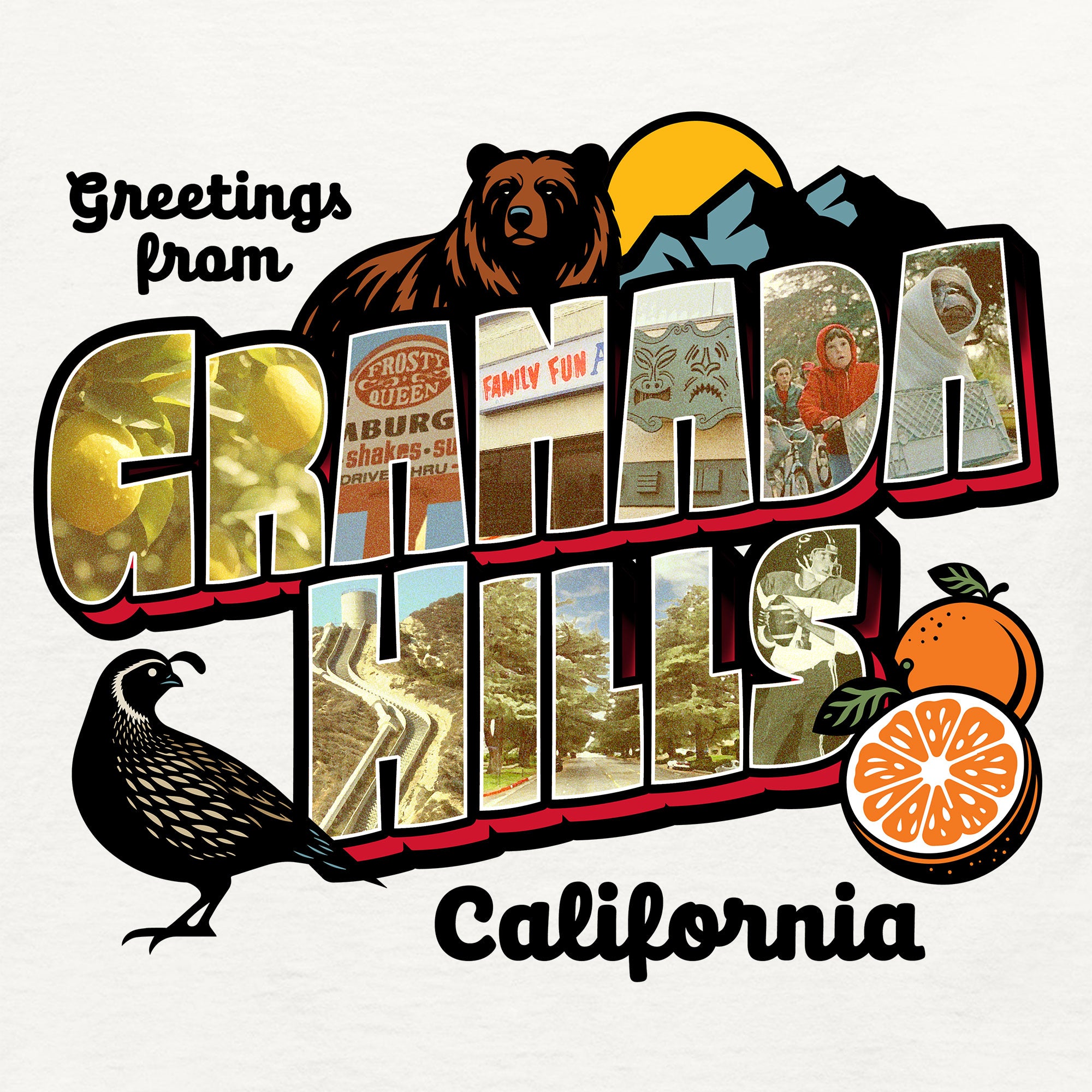 Women’s Greetees Granada Hills t-shirt