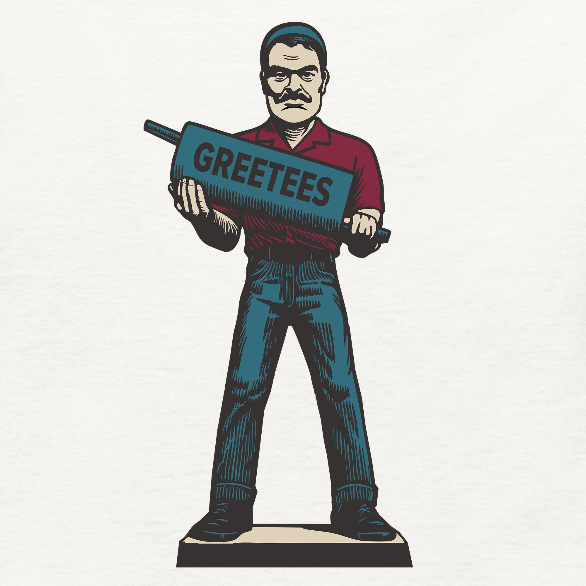 Greetees Mufflerman T-shirt