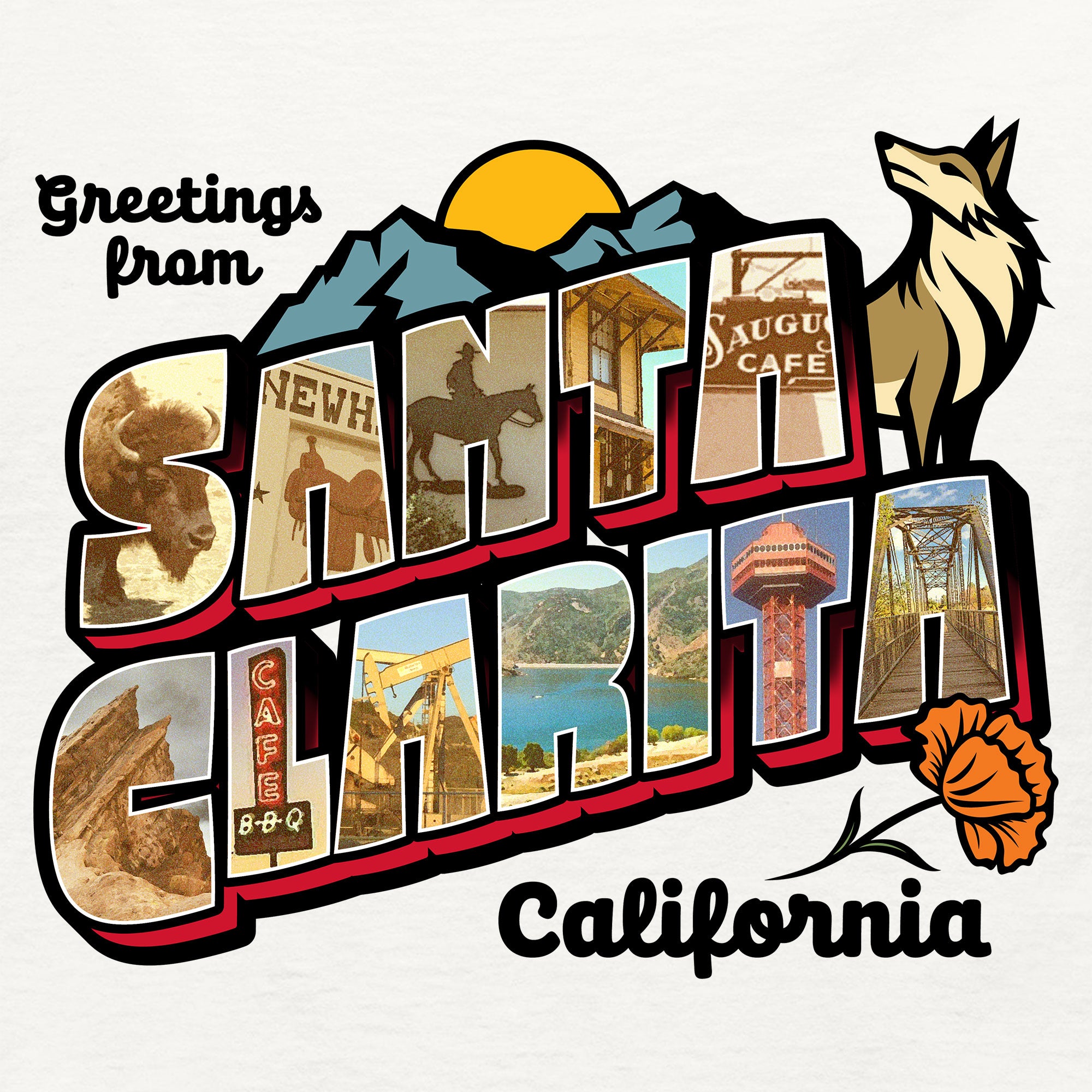 Women’s Greetees Santa Clarita t-shirt