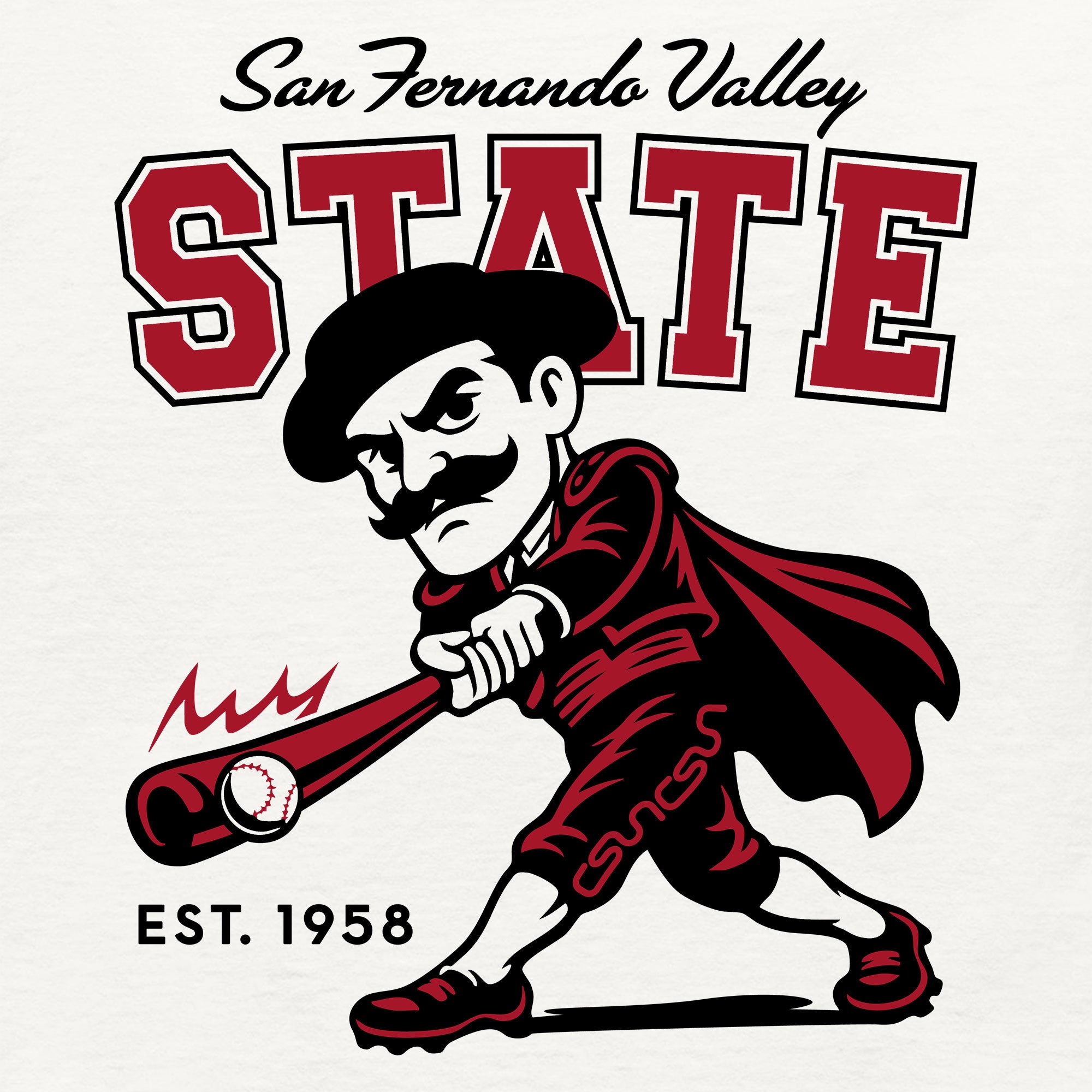 Greetees San Fernando Valley State Baseball Sweatshirt