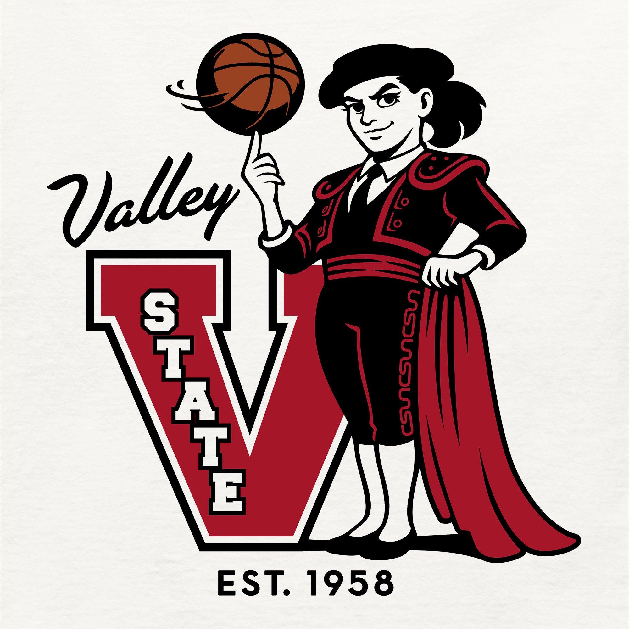 Women’s Greetees San Fernando Valley State Basketball T-shirt