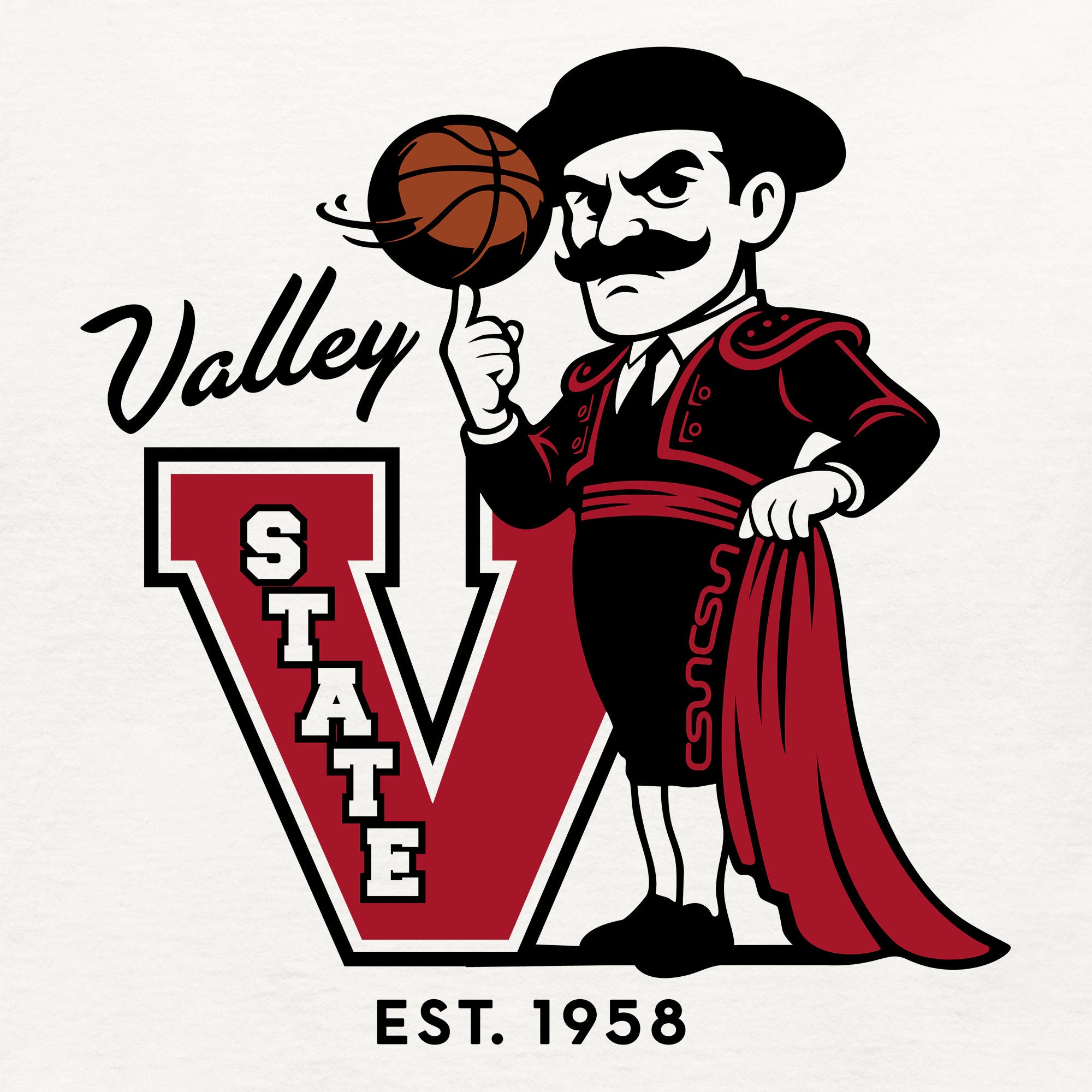 Greetees San Fernando Valley State Basketball Hoodie