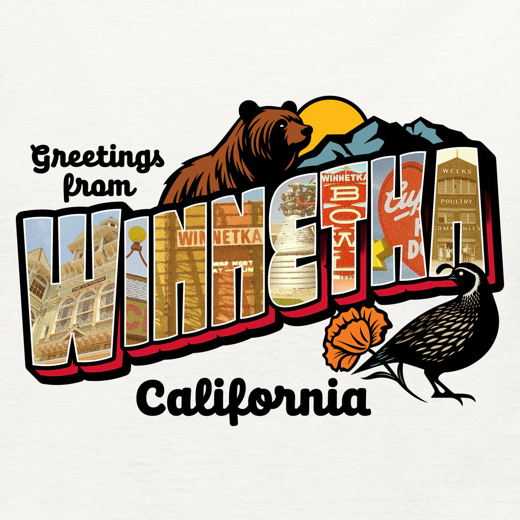Women’s Greetees Winnetka t-shirt